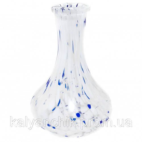 Колба для кальяна Drop бело-голубая