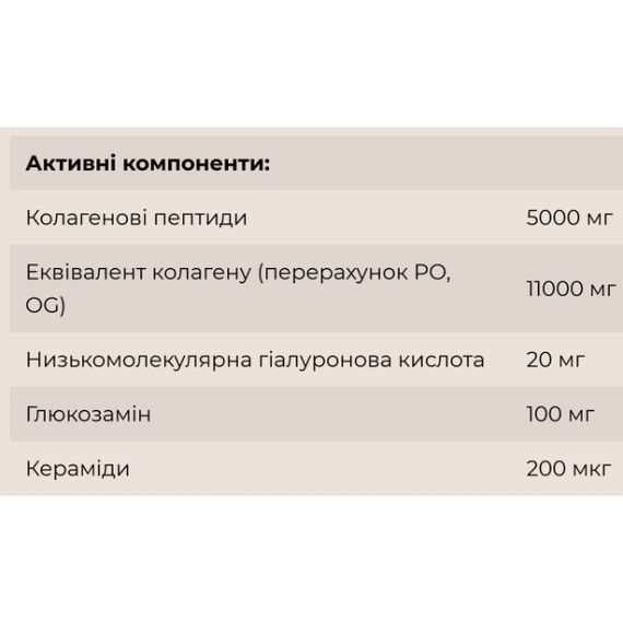 Колаген Orihiro Collagen with Hyaluronic Acid and Glucosamine 180 g /30 servings/ | Зображення 1
