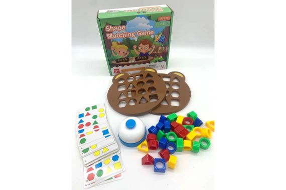 Настільна розвиваюча гра на відповідність форми та кольору | Зображення 2