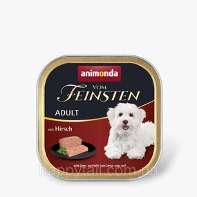 Влажный корм для собак Animonda Vom Feinsten Adult с олениной — паштет 150 г