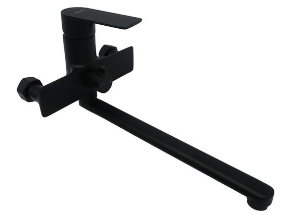 Змішувач для ванни довгий вилив AIM чорний матовий DG01153 (matte black) | Зображення 4