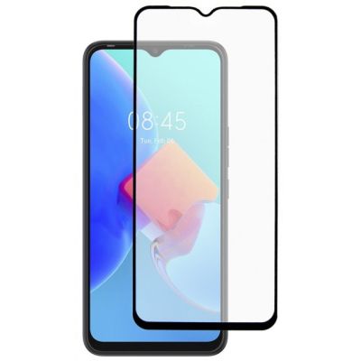 Стекло защитное Dengos Full Glue Tecno Spark 8c black frame (TGFG-250)