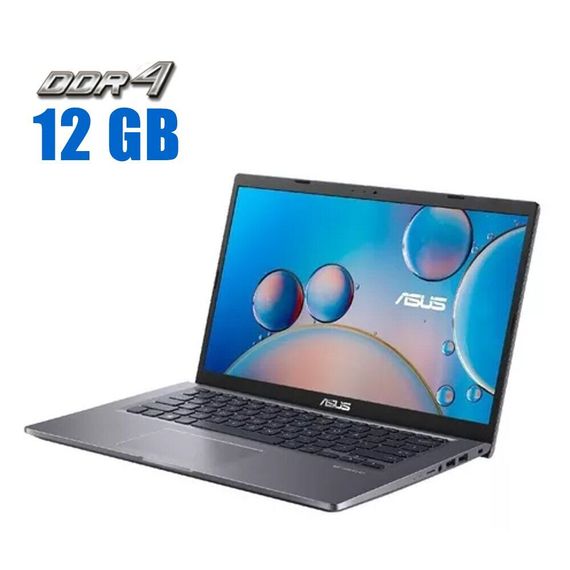 Ультрабук Asus X415JA-EK042T / 14" (1920x1080) TN / Intel Core i3-1005G1 (2 (4) ядра по 1.2 - 3.4 GHz) / 12 GB DDR4 / 256 GB SSD / Intel UHD Graphics / WebCam / Win 11 Home б/у