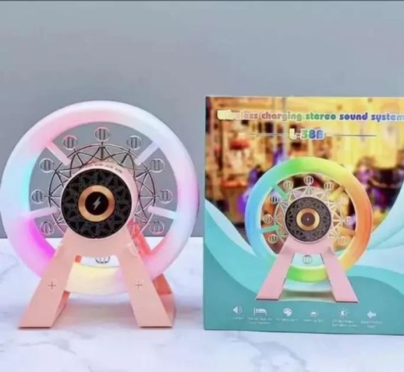 Багатофункціональний акумуляторний нічник-колонка "Карусель" з RGB-підсвічуванням L-38В | Зображення 2