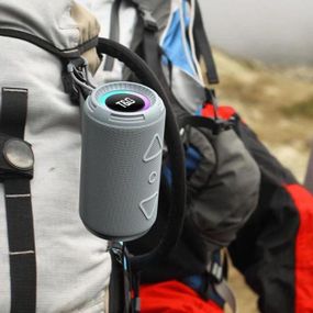 Bluetooth колонка портативная TG656 FM-радио. WU-659 Цвет: серый