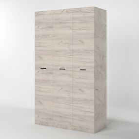 Шафа 3-х дверна Еверест Соната-1200 дуб крафт білий (EVR-2681)