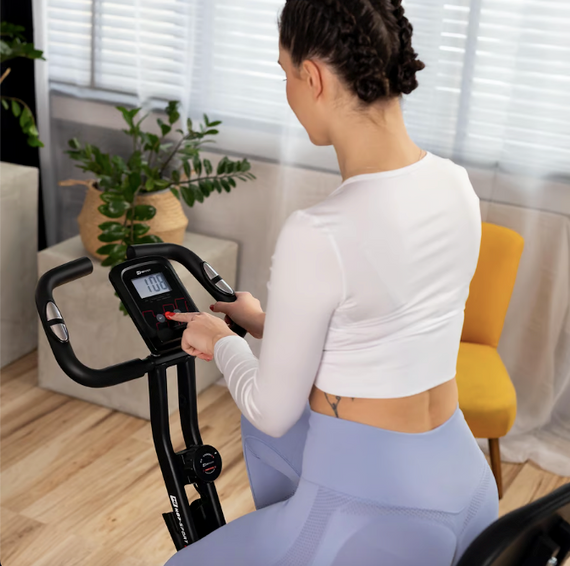 Велотренажер Hop-Sport HS-3030X Apeks X-Bike сірий | Зображення 4