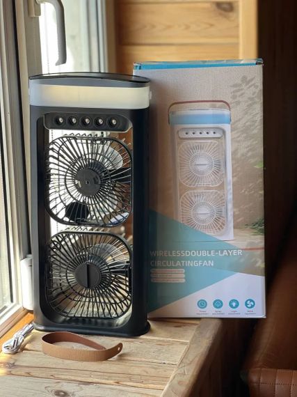 Настільний вентилятор-зволожувач з 3 режимами туману та водяним охолодженням та 180 LY-938 | Зображення 1