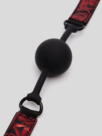 Кляп силиконовый Fifty Shades of Grey Sweet Anticipation Reversible Silicone Ball Gag Sex Aura | Зображення 3