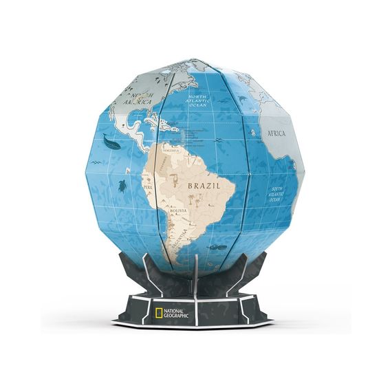 Пазл Cubic Fun Тривимірна головоломка-конструктор Stem Скретч глобус (DS1082h) | Зображення 1