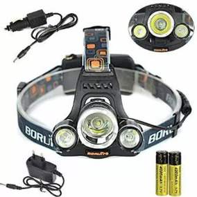 Универсальный налобный LED фонарь Bailong Wimpex Police RJ-3000-T6 аккумуляторный