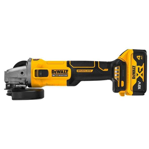 Шлифмашина угловая - болгарка аккумуляторная бесщёточная DeWALT DCG407M2T