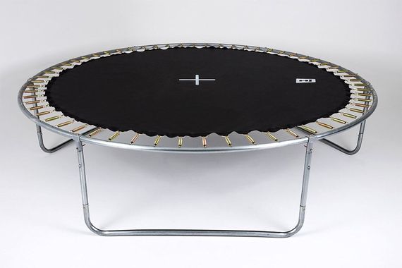 Батут Hop-Sport 8ft (244см) синій з внутрішньою сіткою | Зображення 6