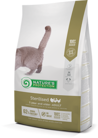 Корм Nature's Protection Sterilised сухий для стерилізованих котів та кішок 7 кг