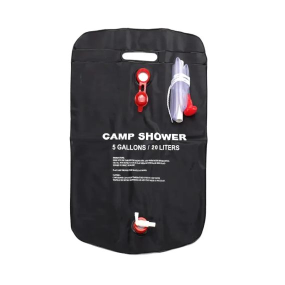Душ туристический 20л, Easy Camp Solar Shower, Черный / Душ для дачи / Походный душ / Переносной летний душ | Зображення 6