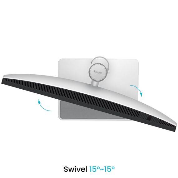 TFT 27" BenQ MA270U, IPS, 4K UHD, 2хHDMI, 2xUSB- C, HAS, Pivot, сріблясто-сірий | Зображення 2