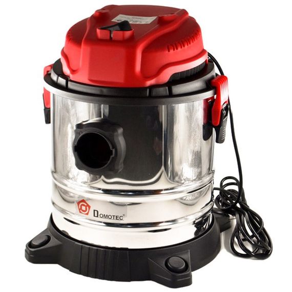 Промышленный строительный пылесос 4в1 Domotec MS-4411 2200 Вт работает без мешка для сухой и GH-465 влажной