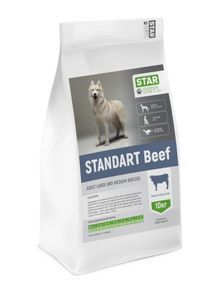 Экономный сухой корм StarDeyl Standart 10 кг для собак больших и средних пород (телятина)