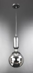 Люстра підвісна LOFT на 1 лампочку 25952 Чорний 40-90х18х18 см.