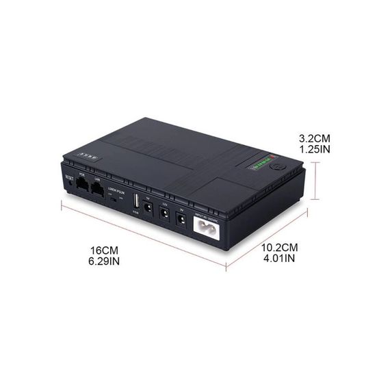 Пристрій безперебійного живлення XoKo DC1018P, 10400 mAh, black (XK-DC1018P-BK) | Зображення 3