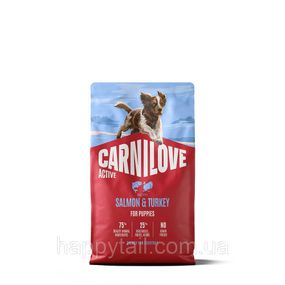Беззерновой сухой корм Carnilove Puppy для щенков всех пород лосось и индейка 4 кг (арт. 173698)