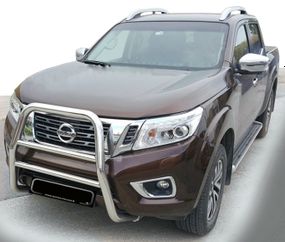 Кенгурятник WT018 (нерж) для Nissan Navara/NP300 2016-2024