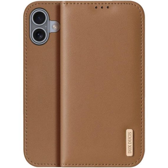 Чохол-книжка Dux Ducis Hivo для Apple iPhone 17 (6.3") Brown