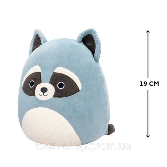 Мягкая игрушка Squishmallows – Енот Рокки (19 cm) | Зображення 1