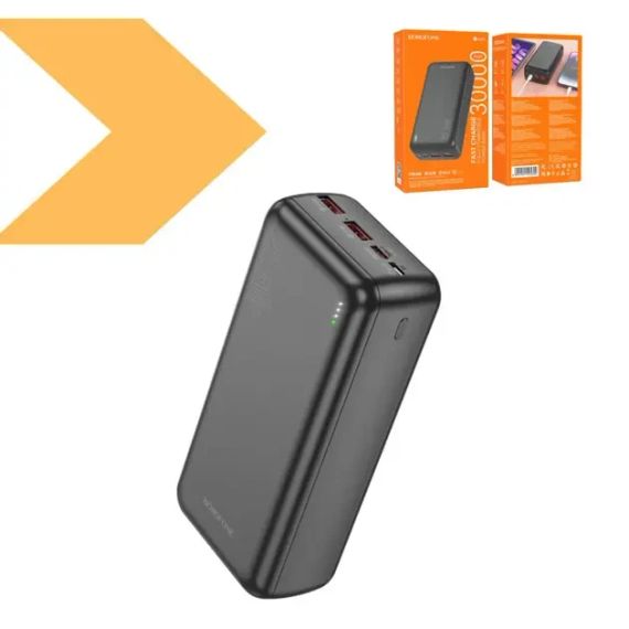 Мобільний зарядний пристрій POWER BANK BOROFONE 30000MAH BJ 38B | Зображення 3