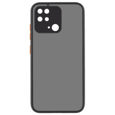 Чехол для мобильного телефона MakeFuture Xiaomi Redmi 10C Frame (Matte PC+TPU) Black (MCMF-XR10CBK) - Топ