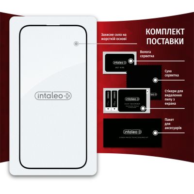 Стекло защитное Intaleo Full Glue Apple iPhone 14 Pro (1283126542084) | Зображення 6