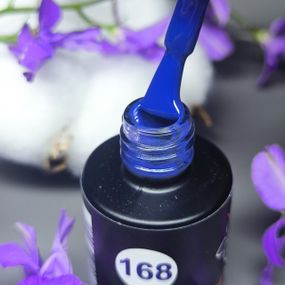 Гель-лак для ногтей Bee Nails 168 (темно-синий) 8мл