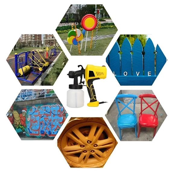 Электрический краскораспылитель на 800 мл, 500 Вт, Electric Paint Sprayer / Распылитель для краски / | Зображення 1