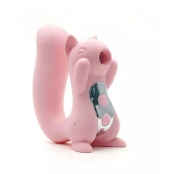 Вакуумний стимулятор для клітора з вібрацією у формі білки Sweet Em, рожевий Sex Aura