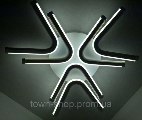 Светодиодная потолочная LED люстра 2068/6 Белый 7х61х61 см. | Зображення 1