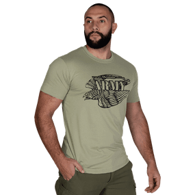 Футболка Bavovna Falcon Cotton Хакі (7473), XL