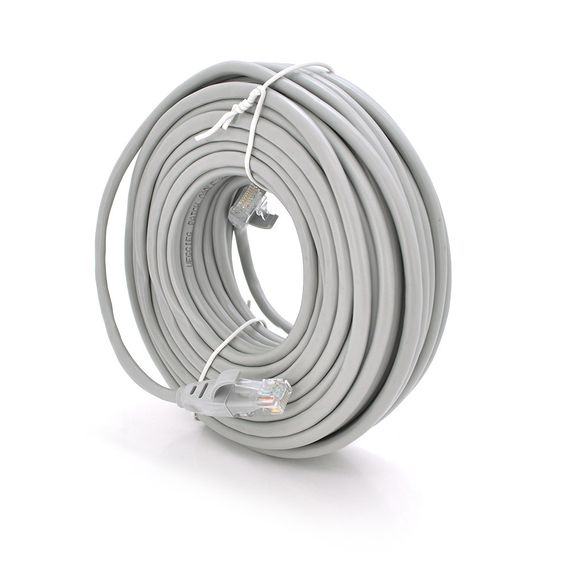 Патч-корд литой VEGGIEG,CCA,UTP,RJ45,Cat.5e,40m,серый