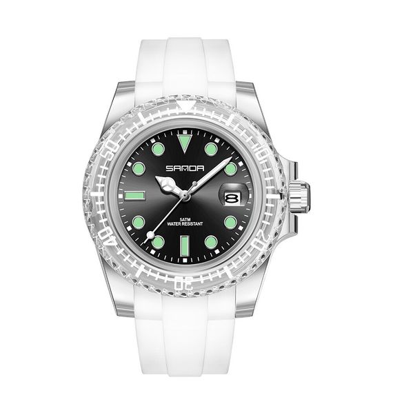 Жіночий годинник Sanda 9007 White-Black