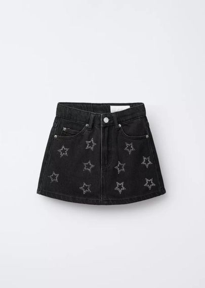 Підліткова джинсова спідниця для дівчинки Zara 164 см Чорна (26021709F)