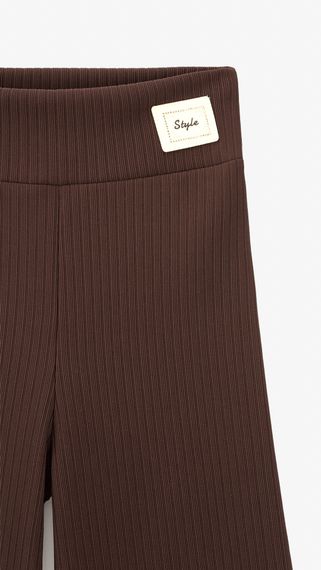 Штани палаццо для дівчинки Viollen 1345 152 см Коричневий shop (2000999522390) | Зображення 1