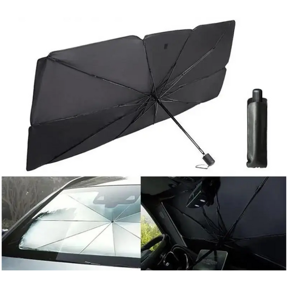 Сонцезахисна парасолька для лобового скла автомобіля, сонцезахисна парасолька-шторка, автошторка | Зображення 6