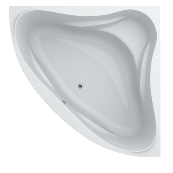 Ванна акрилова кутова MILANA 140x140 + ноги + екран під ванну ( А0045135 ) | Зображення 1