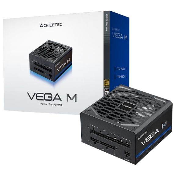 БЖ 750W Chieftec VEGA M PPG-750-C ATX 3.1 135mm, 80+ Gold, Fully modular, Retail | Зображення 7