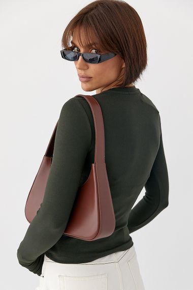 Однотонний еластичний лонг - хакі цвет, S (є розміри) | Зображення 1