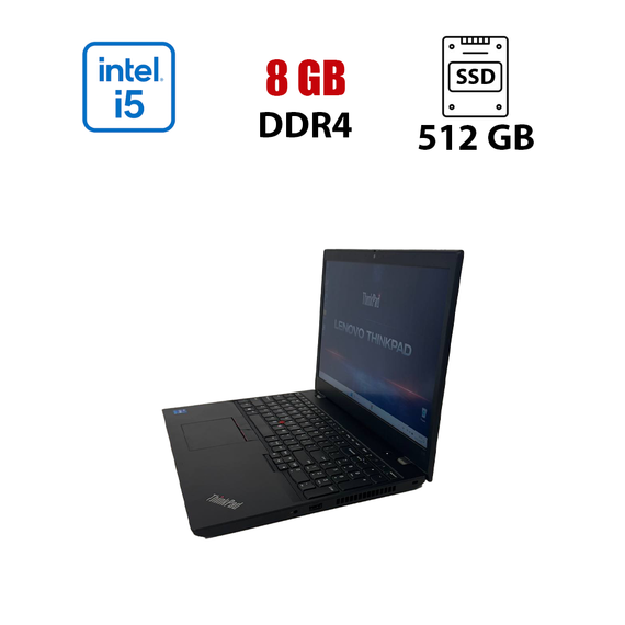 Ноутбук Lenovo ThinkPad L15 Gen2 / 15.6" (1920x1080) IPS / Intel Core i5-1135G7 (4 (8) ядра по 2.4 - 4.2 GHz) / 8 GB DDR4 / 512 GB SSD / Intel Iris Xe Graphics / WebCam б/у