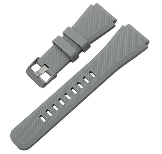 Силіконовий ремінець Primo для годинника Xiaomi Huami Amazfit SportWatch 2 / Amazfit Stratos - Grey | Зображення 3