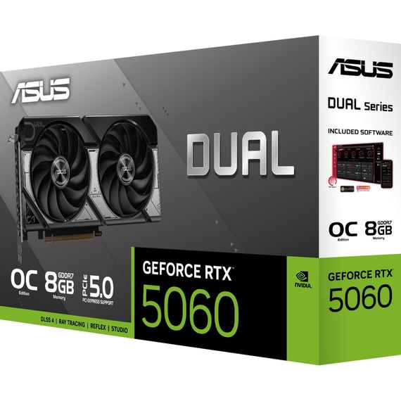 Відеокарта ASUS GeForce RTX5060 8Gb DUAL OC (DUAL-RTX5060-O8G) | Зображення 6