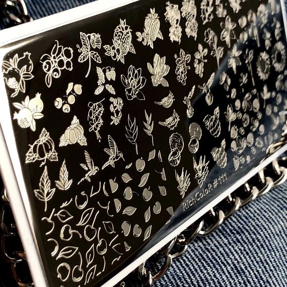 Пластина 111 для стемпинга RichColor (12х6см)