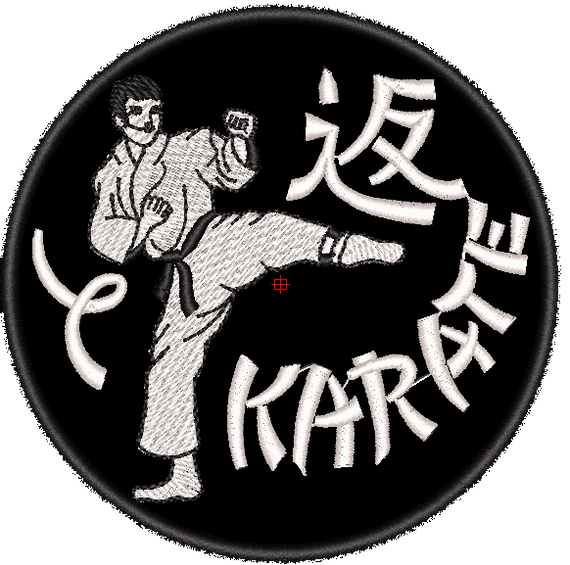 Шеврон KARATE (черный кант)