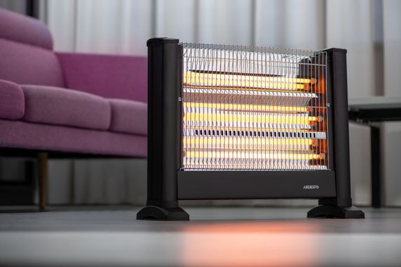 Інфрачервоний обігрівач Ardesto 1,65 кВт, площа обігріву 15 кв.м., чорний (IHS-1650) | Зображення 2